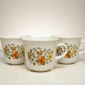 Vintage Corelle Indian Summer Coffee Mugs - Set of 4